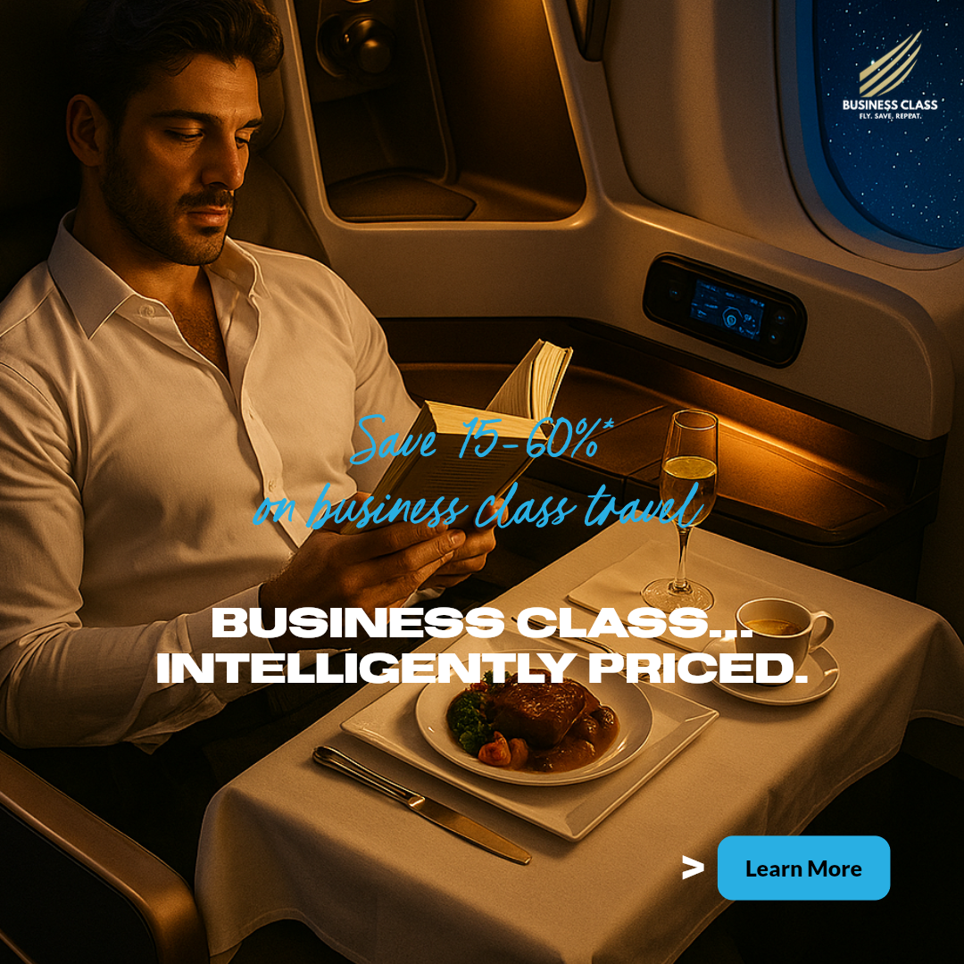 Business-Class.in: Business Class, intelligently priced. Promotional savings of 15–60%; terms apply.